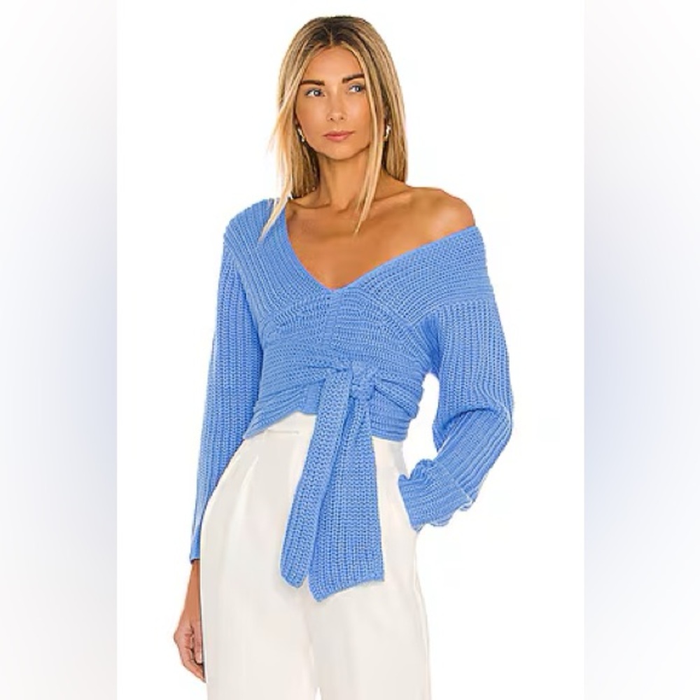 Atoir Perfect Game Knit Sweater in Regatta Blue